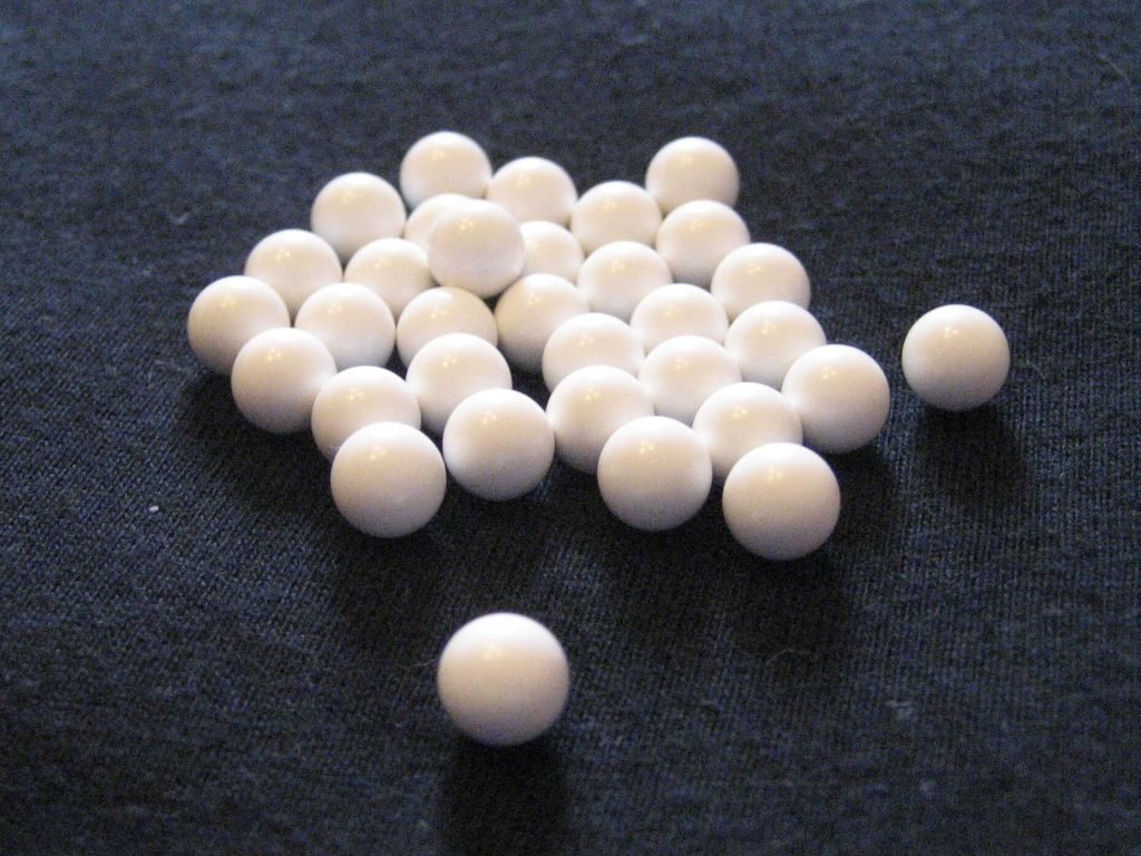 white pellets