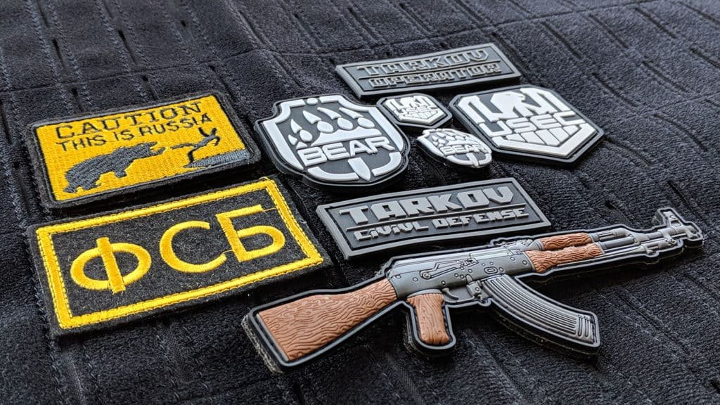 team airsoft patches