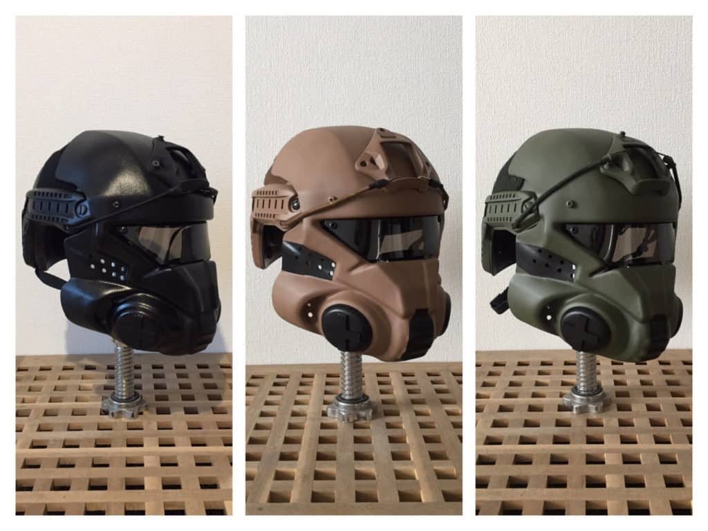custom made airsoft helmets 